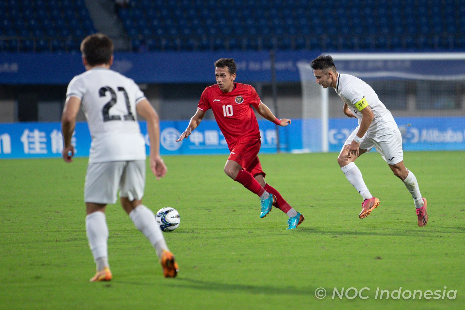 Timnas Awali Asian Games Hancurkan Kyrgistan 2-0